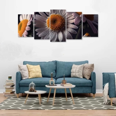 Picture of 5Pcs In 1 Set Wall Canvas Art printing