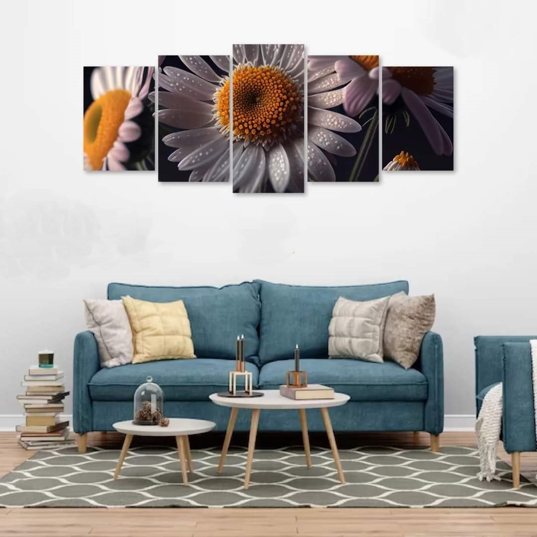 Picture of 5Pcs In 1 Set Wall Canvas Art printing