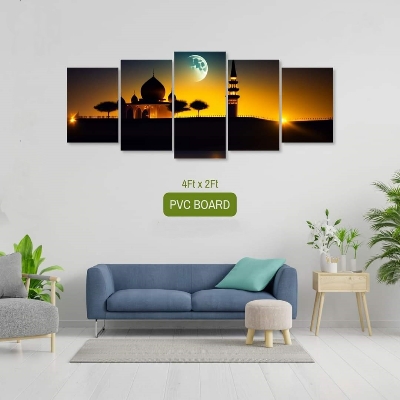 Picture of 5Pcs In 1 Set Wall Canvas Art printing