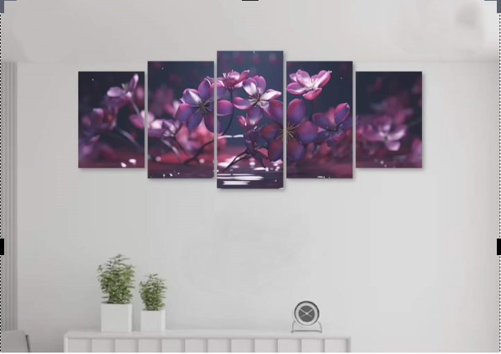 Picture of 5Pcs In 1 Set Wall Canvas Art printing