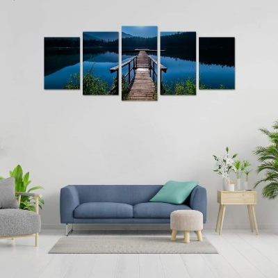 Picture of 5Pcs In 1 Set Wall Canvas Art printing