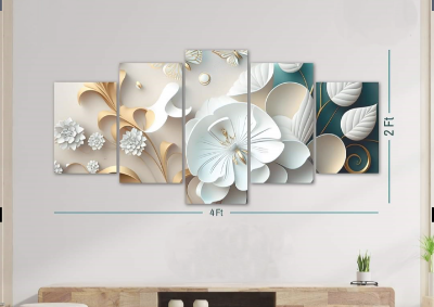 Picture of 5Pcs In 1 Set Wall Canvas Art printing