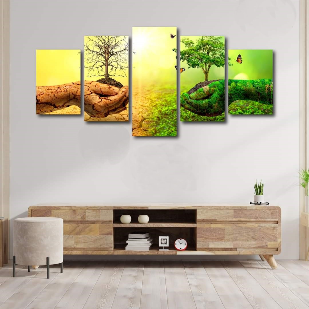 Picture of 5Pcs In 1 Set Wall Canvas Art printing
