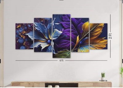 Picture of 5Pcs In 1 Set Wall Canvas Art printing