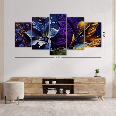 Picture of 5Pcs In 1 Set Wall Canvas Art printing