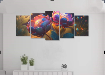 Picture of 5Pcs In 1 Set Wall Canvas Art printing