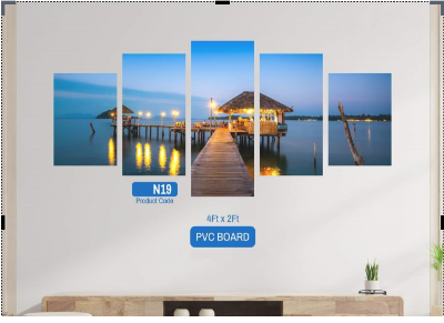 Picture of 5Pcs In 1 Set Wall Canvas Art printing