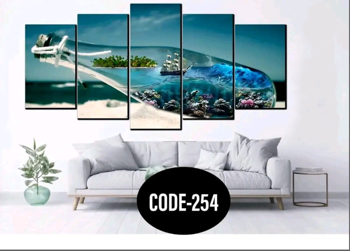 Picture of 5Pcs In 1 Set Wall Canvas Art printing