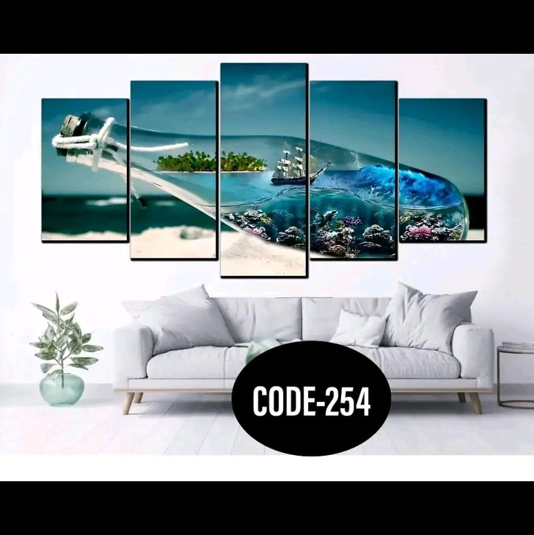 Picture of 5Pcs In 1 Set Wall Canvas Art printing