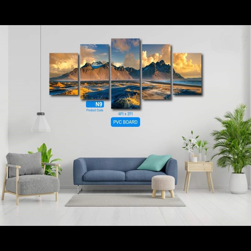 Picture of 5Pcs In 1 Set Wall Canvas Art printing