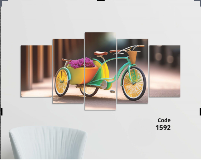 Picture of 5Pcs In 1 Set Wall Canvas Art printing