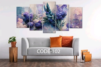 Picture of 5Pcs In 1 Set Wall Canvas Art printing