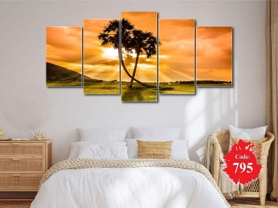Picture of 5Pcs In 1 Set Wall Canvas Art printing
