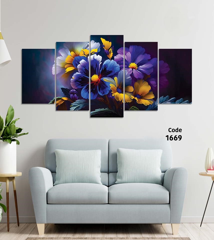 Picture of 5Pcs In 1 Set Wall Canvas Art printing