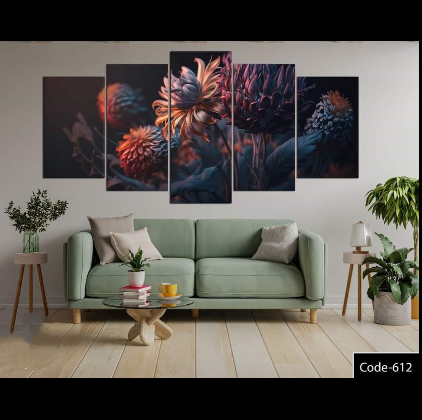 Picture of 5Pcs In 1 Set Wall Canvas Art printing