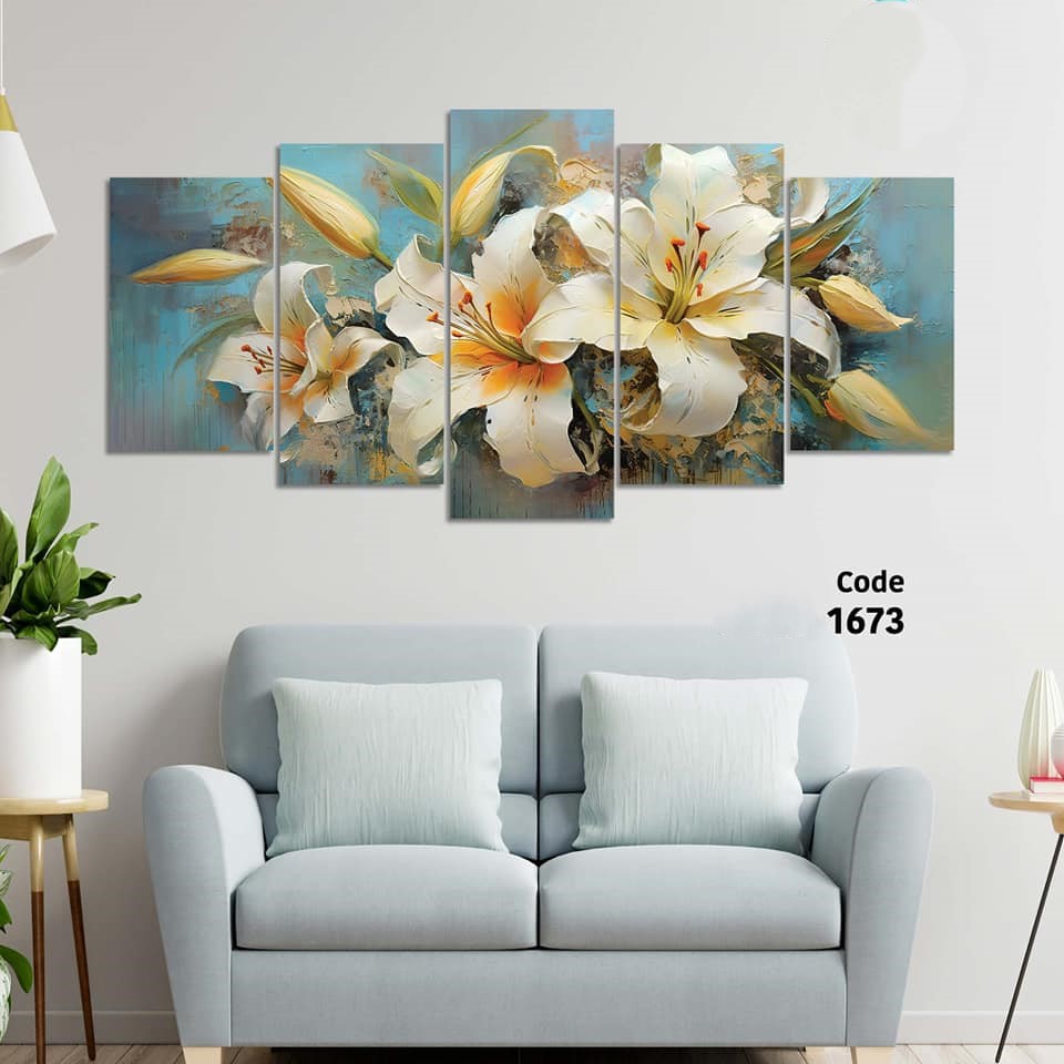 Picture of 5Pcs In 1 Set Wall Canvas Art printing