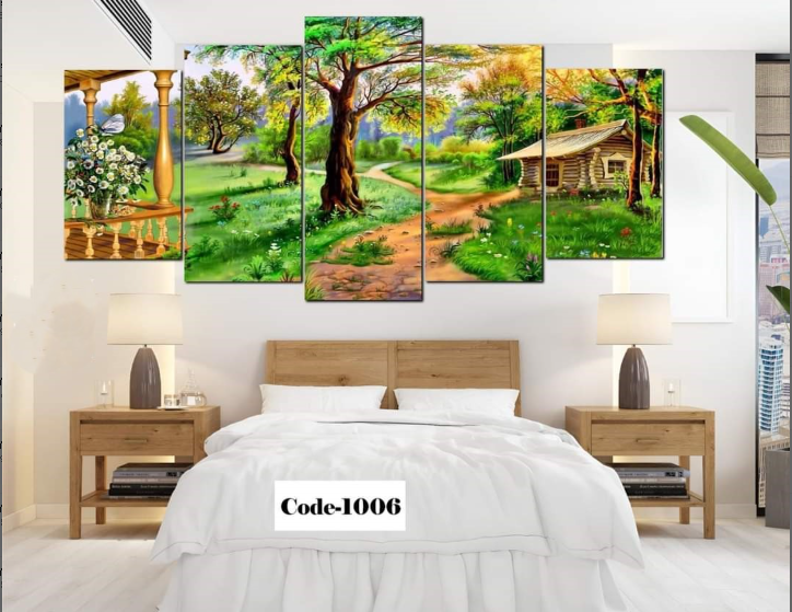 Picture of 5Pcs In 1 Set Wall Canvas Art printing