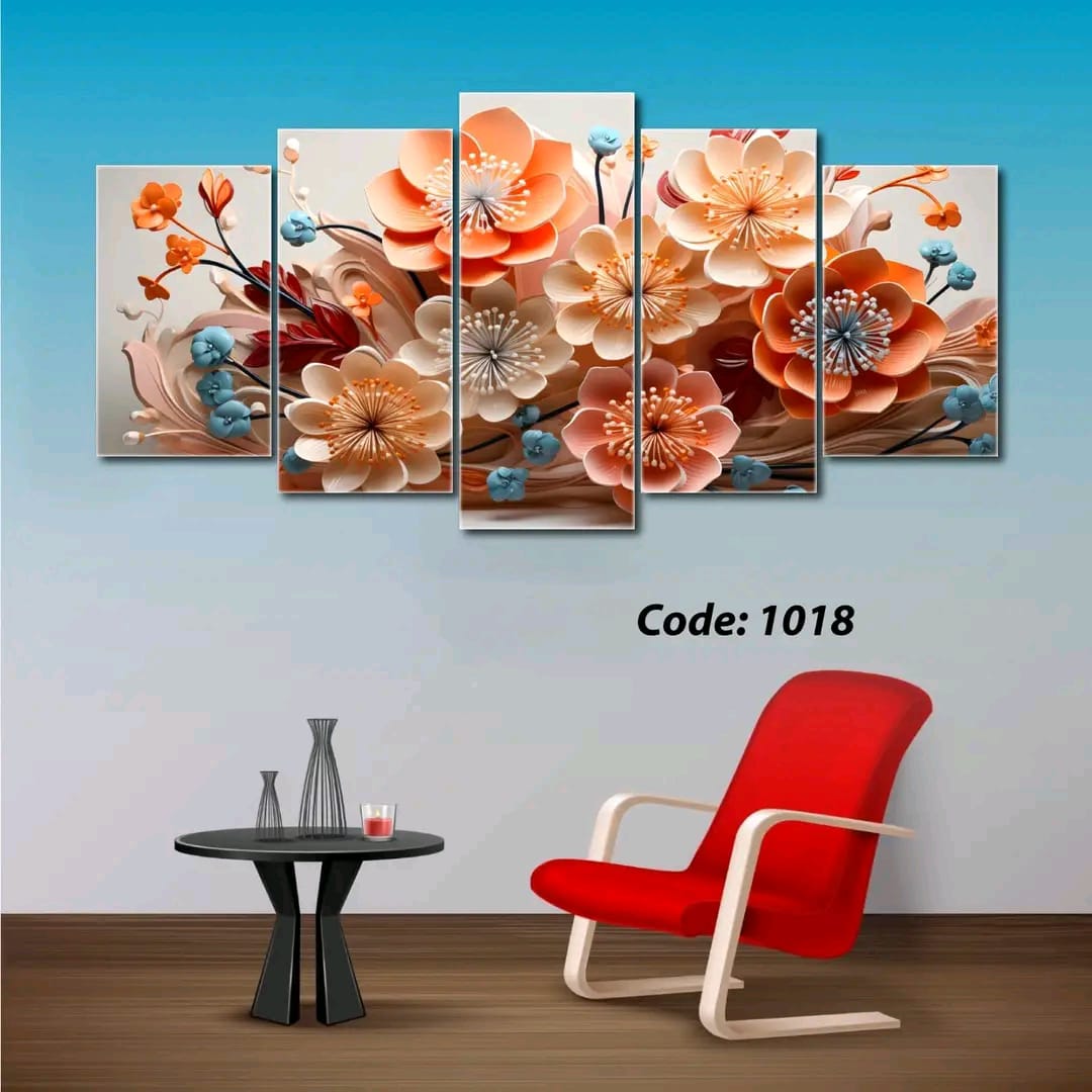 Picture of 18*36 inch 5Pcs In 1 Set Wall Canvas printing