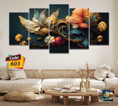 Picture of 18*36 inch 5Pcs In 1 Set Wall Canvas printing