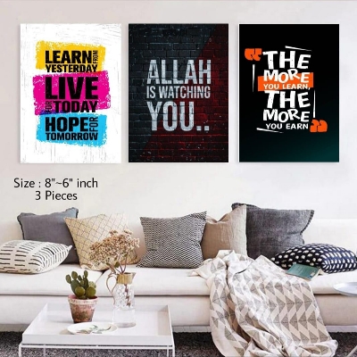 Picture of 3 pcs Most Unique Combo Wallboard set for Home Decoration. Wall Decoration for Home and Office