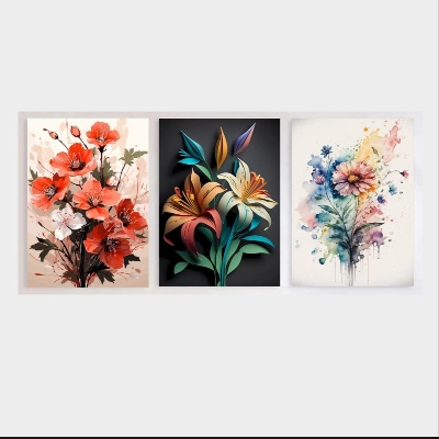 Picture of 3 pcs Most Unique Combo Wallboard set for Home Decoration. Wall Decoration for Home