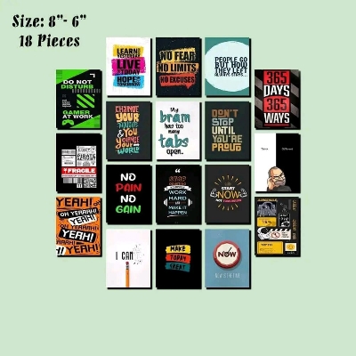 Picture of 18 pcs Most Unique Combo Wallboard set for Home Decoration. Wall Decoration for Home