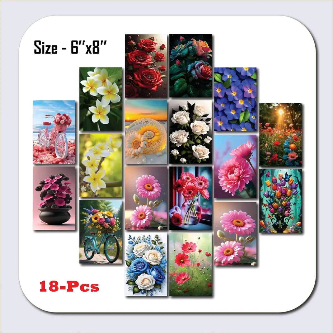 Picture of 18pcs Most Unique Combo Wallboard set for Home Decoration. Wall Decoration for Home
