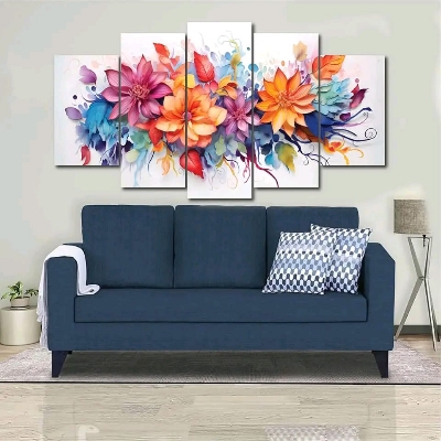 Picture of 5Pcs In 1 Set Wall Canvas printing