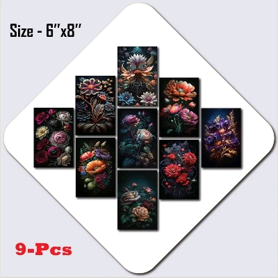 Picture of 9 pcs Most Unique Combo Wallboard set for Home Decoration. Wall Decoration for Home