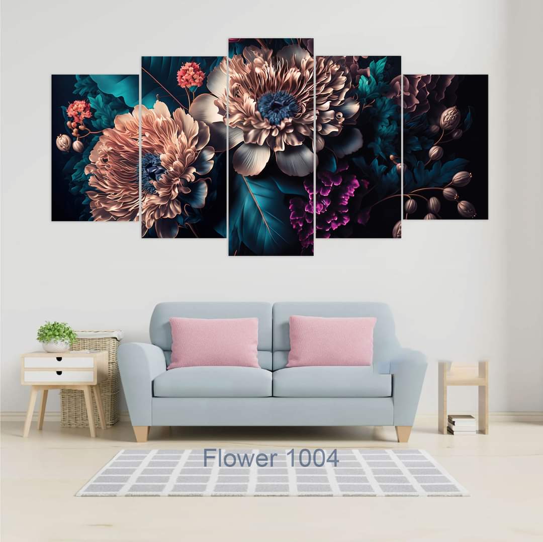 Picture of 5Pcs In 1 Set Wall Canvas printing