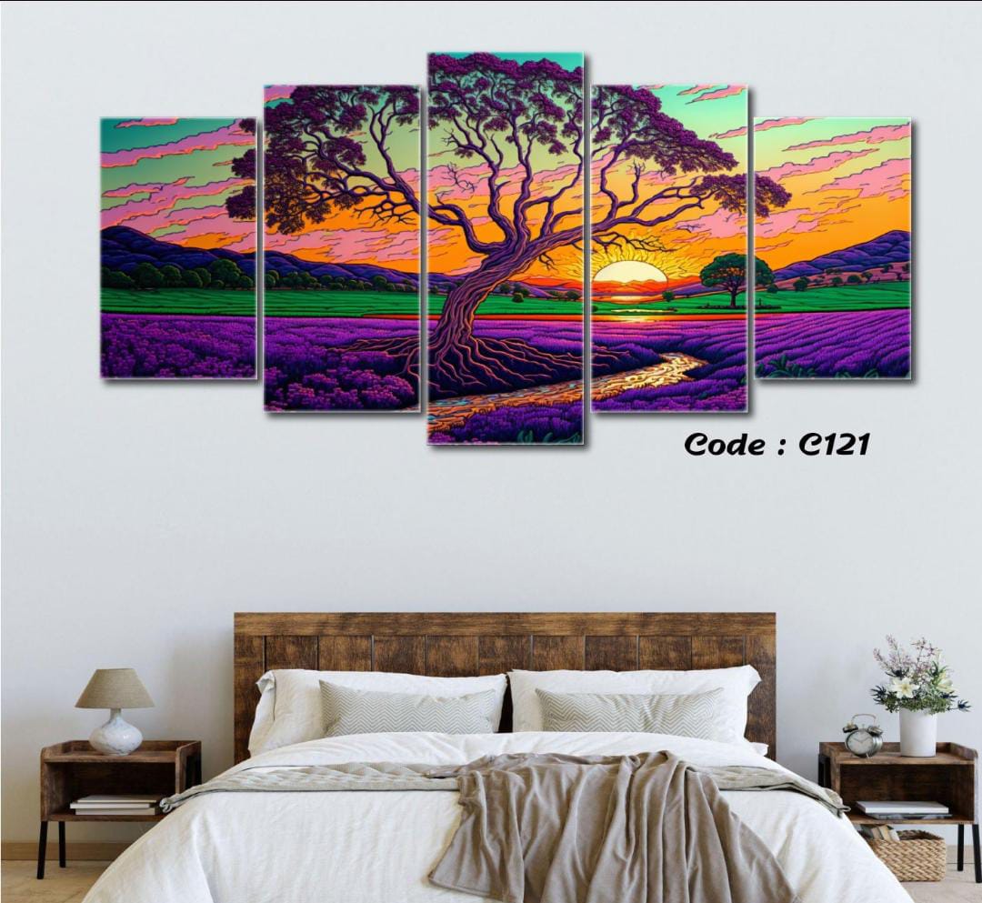 Picture of 5Pcs In 1 Set Wall Canvas printing