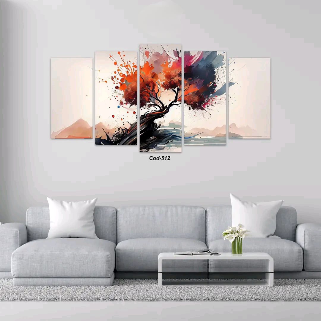 Picture of 5Pcs In 1 Set Wall Canvas printing