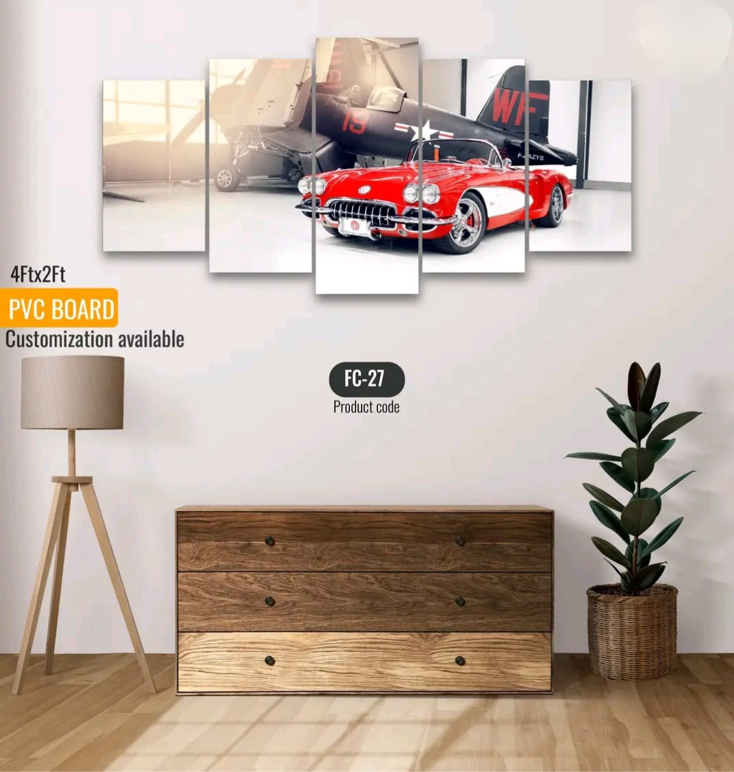 Picture of 5Pcs In 1 Set Wall Canvas printing