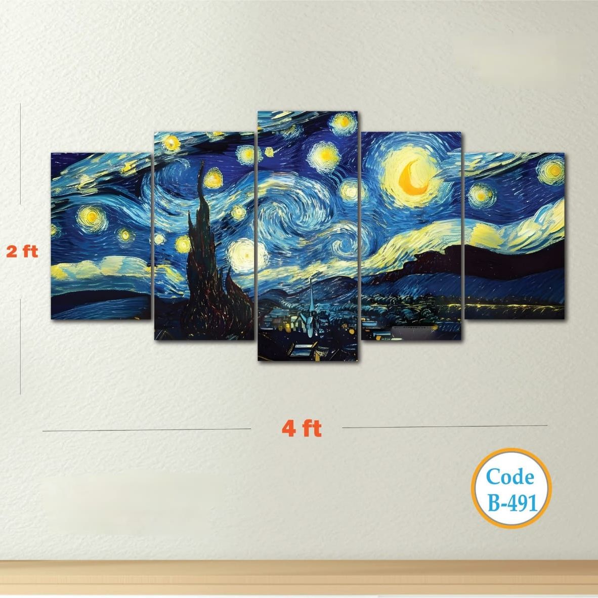 Picture of premium Design 5pes in1set Wallmate Home Decoration