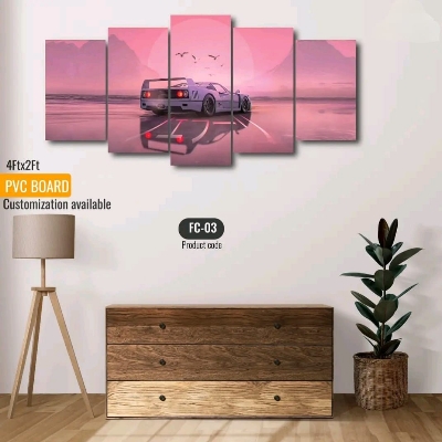 Picture of 5Pcs In 1 Set Wall Canvas printing