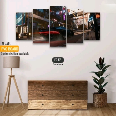Picture of 5Pcs In 1 Set Wall Canvas printing