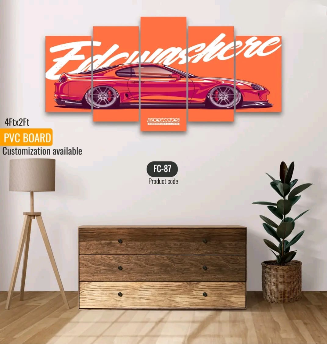 Picture of 5Pcs In 1 Set Wall Canvas printing