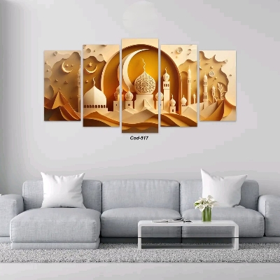 Picture of 5Pcs In 1 Set Wall Canvas printing