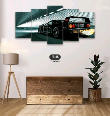 Picture of 5Pcs In 1 Set Wall Canvas printing