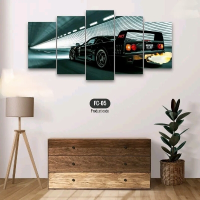Picture of 5Pcs In 1 Set Wall Canvas printing
