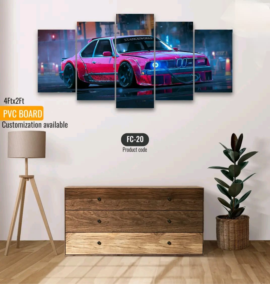 Picture of 5Pcs In 1 Set Wall Canvas printing