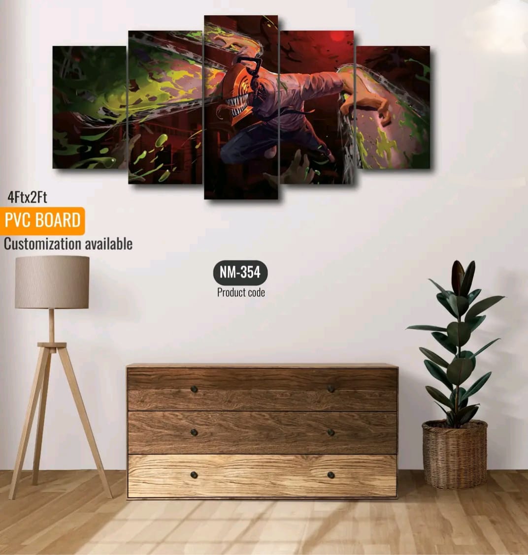 Picture of 5Pcs In 1 Set Wall Canvas printing