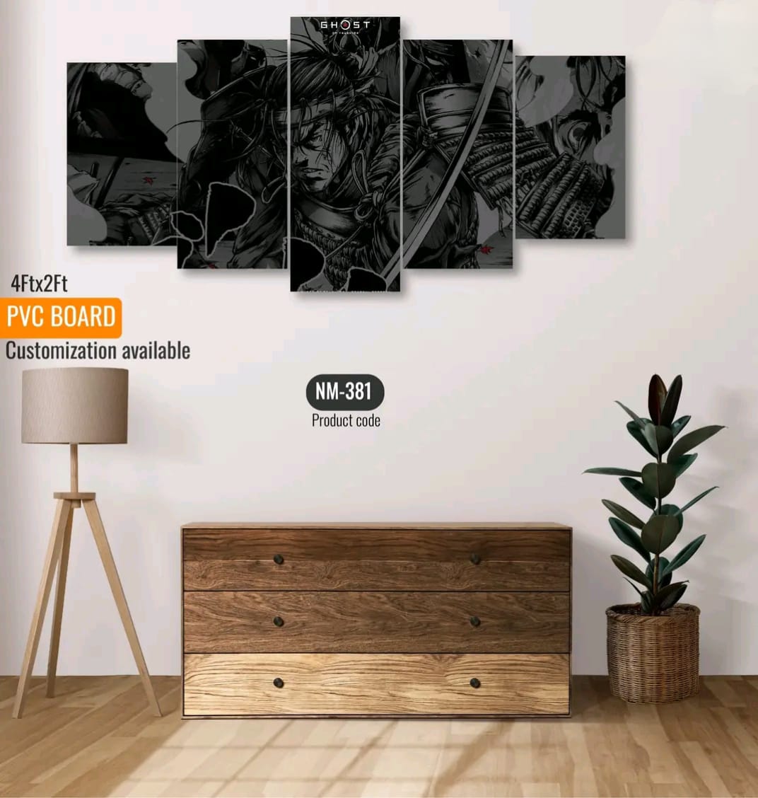 Picture of 5Pcs In 1 Set Wall Canvas printing