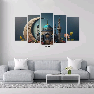 Picture of 5Pcs In 1 Set Wall Canvas printing