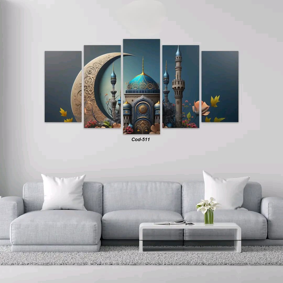 Picture of 5Pcs In 1 Set Wall Canvas printing