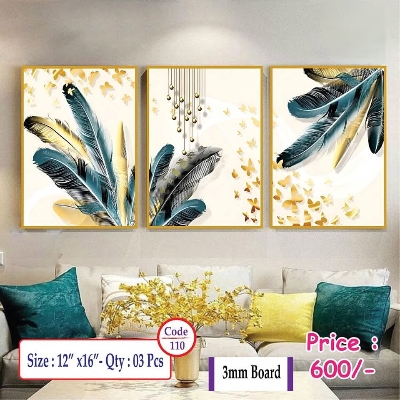 Picture of 3 pcs Most Unique Combo Wallboard set for Home Decoration. Wall Decoration for Home