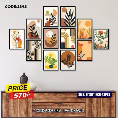 Picture of 12 pcs Most Unique Combo Wallboard set for Home Decoration. Wall Decoration for Home