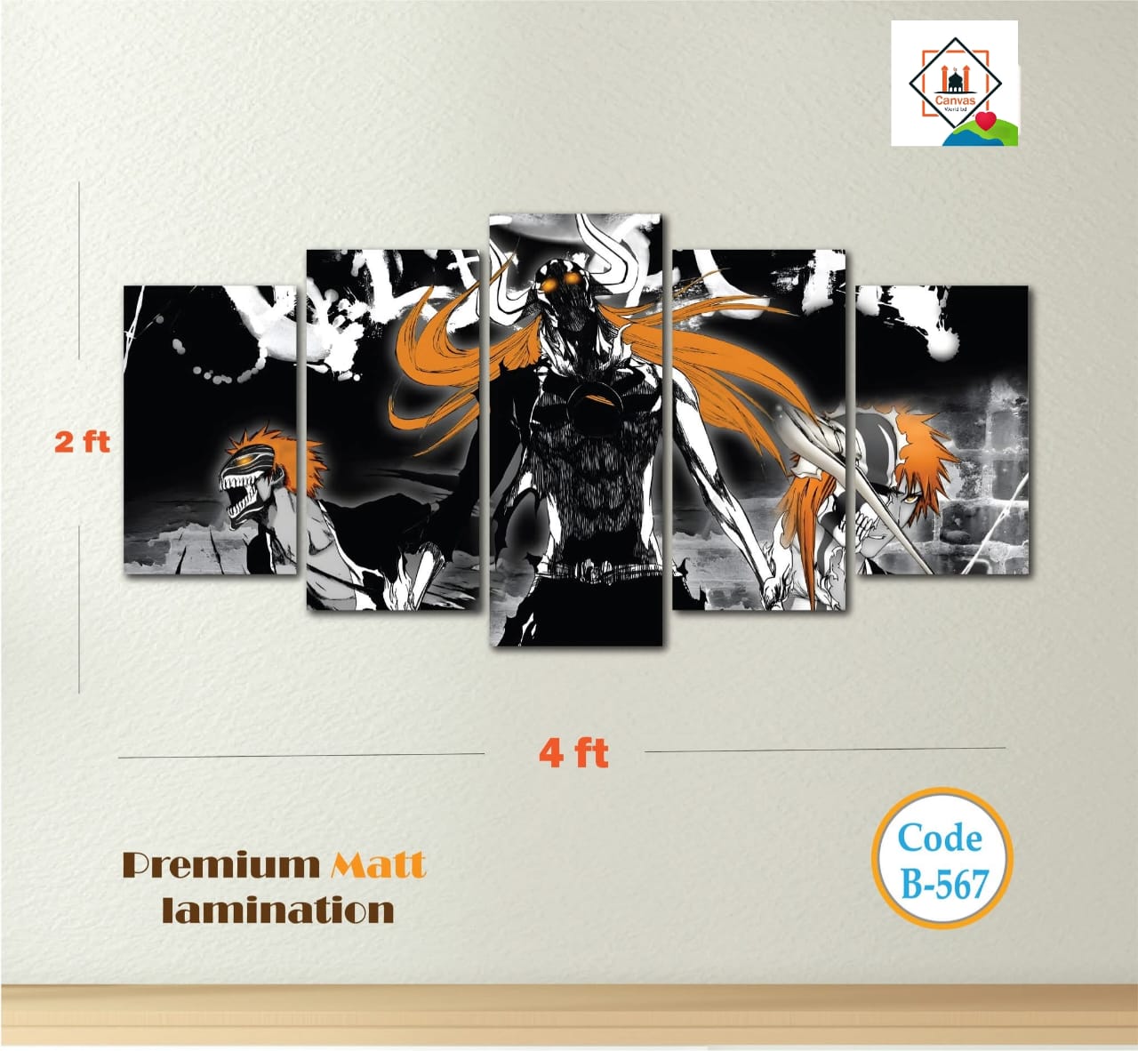 Picture of 5-in-1 Premium Wall Canvas Set – Elegant Modern Wall Art for Any Room