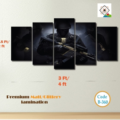 Picture of 5-in-1 Premium Wall Canvas Set – Elegant Modern Wall Art for Any Room