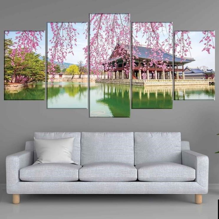 Picture of Premium Design 5Pcs in 1 Set Wall Canvas Printing – Elegant Wall Art for Modern Interiors